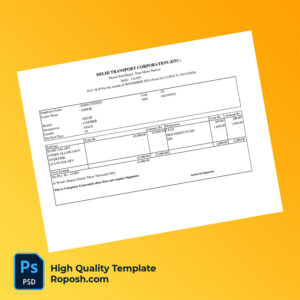 Delhi Transport Corporation payslip word and pdf template Delhi Transport Corporation payslip word and pdf template
