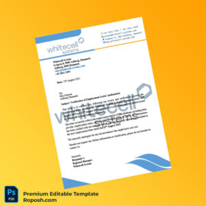 Customizable Denmark Whitecell System Employment Verification Letter Word & PDF Template