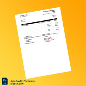 EU Invoice Template in Word and PDF formats EU Invoice Template in Word and PDF formats