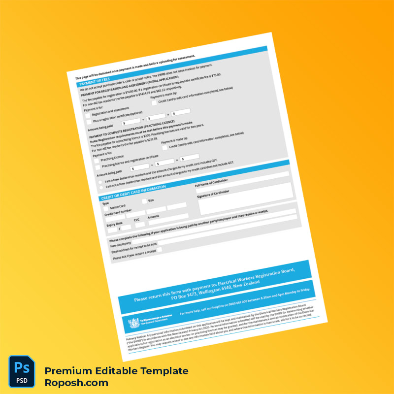 Customizable Electrical Workers Registration Board Registration Certificate Editable Word & PDF Template 6 page Customizable Electrical Workers Registration Board Registration Certificate Editable Word & PDF Template 6 page