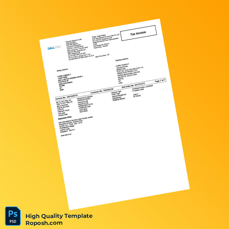 Empty Invoice Template in Word and PDF formats 7 page Empty Invoice Template in Word and PDF formats 7 page
