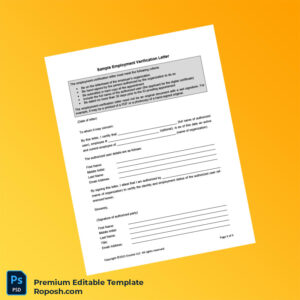 Customizable Exostar LLC Employment Verification Letter Word & PDF Template