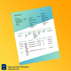 Finland Goodfood Ltd Invoice Template in Word and PDF formats 2 page