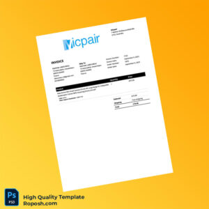 France Invoice Template in Word and PDF formats France Invoice Template in Word and PDF formats