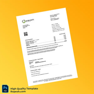 France One com Invoice Template in Word and PDF formats France One com Invoice Template in Word and PDF formats