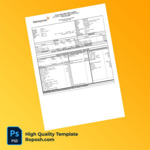 Future Speciality Retail Limited payslip word and pdf template