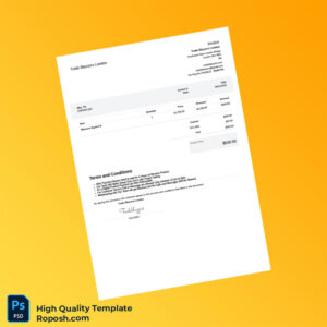 GB Trade Blazzers London Invoice Template in Word and PDF formats