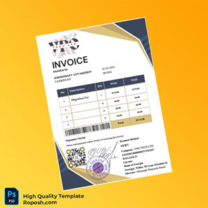 Georgia VPO TECH LTD Invoice Template in Word and PDF formats