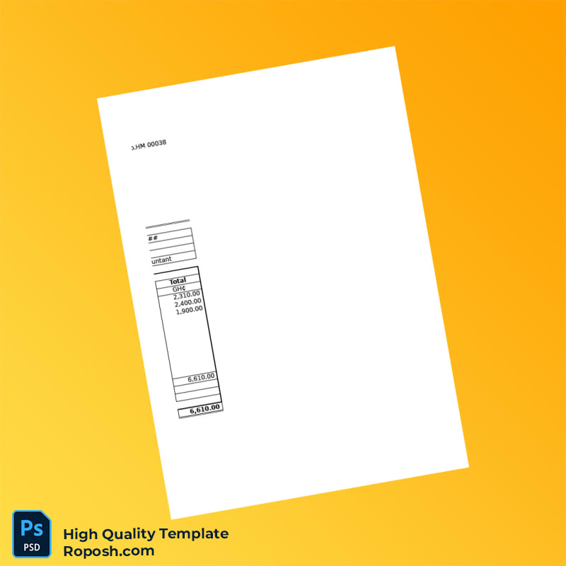 Ghana AgyeBeng Solutions Co Ltd Invoice Template in Word and PDF formats 2 page Ghana AgyeBeng Solutions Co Ltd Invoice Template in Word and PDF formats 2 page
