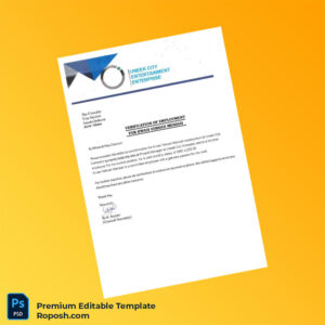 Customizable Ghana MENSAH Employment Verification Letter Word & PDF Template 5 page