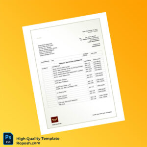 Ghana Paige Shiloh Ent Invoice Template in Word and PDF formats