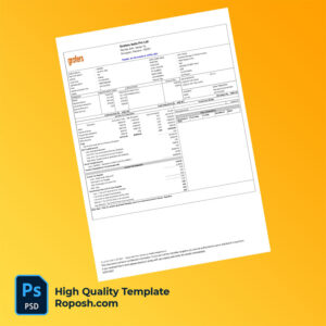 Grofers India Pvt Ltd payslip word and pdf template