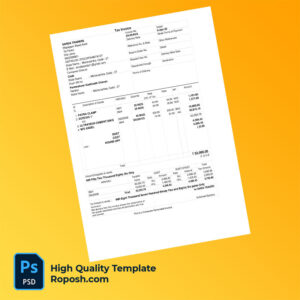 India Sarda Traders Editable Tax Invoice Template in Word and PDF formats India Sarda Traders Editable Tax Invoice Template in Word and PDF formats