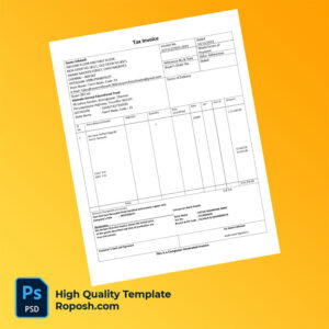 India Seven Infotech Editable Tax Invoice Template in Word and PDF formats India Seven Infotech Editable Tax Invoice Template in Word and PDF formats