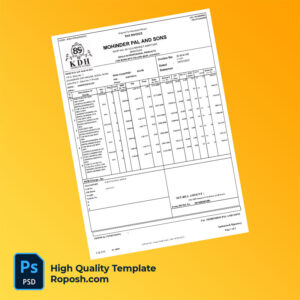 India Shree Balaji Agencies Editable Tax Invoice Template in Word and PDF formats