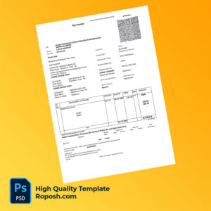 India Siyaram Mines and Minerals LLP Editable Tax Invoice Template in Word and PDF formats