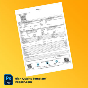 India Sudesh Kumari Editable Tax Invoice Template in Word and PDF formats