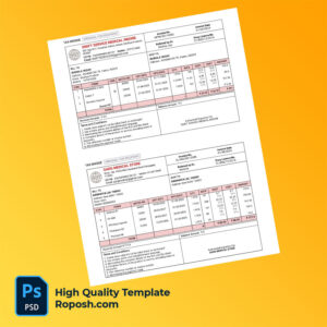 India Swift Service Medical Indore Editable Tax Invoice Template in Word and PDF formats