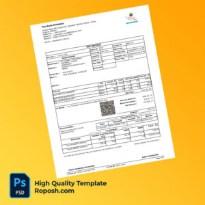 India The Byke Hospitality Ltd Editable GST Bill Template in Word and PDF formats