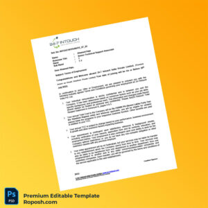 Customizable India 24-7 Intouch Employment Verification Letter Word & PDF Template 6 page