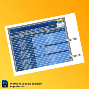 Customizable India ABC PQR Ltd Employment Verification Letter Word & PDF Template 5 page