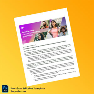 Customizable India Accenture Employment Verification Letter Word & PDF Template 2 page