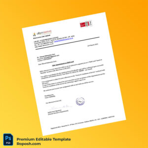 Customizable India Aforeserve com Limited Employment Verification Letter Word & PDF Template 4 page Customizable India Aforeserve com Limited Employment Verification Letter Word & PDF Template 4 page