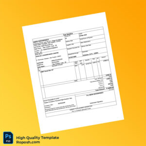 India Aman Enterprises Tax Invoice Template in Word and PDF formats India Aman Enterprises Tax Invoice Template in Word and PDF formats