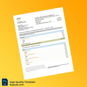 India Amazon Web Services Invoice Template in Word and PDF formats 2 page India Amazon Web Services Invoice Template in Word and PDF formats 2 page