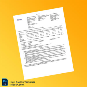 India Amway India Enterprises Pvt Ltd Invoice Template in Word and PDF formats