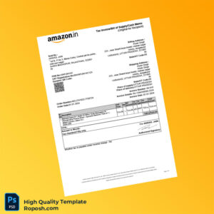 India Anshul Jain Tax Invoice Template in Word and PDF formats India Anshul Jain Tax Invoice Template in Word and PDF formats