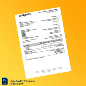 India Apollo Pharmacies Limited Invoice Template in Word and PDF formats
