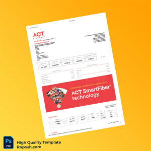 India Atria Convergence Technologies Invoice Template in Word and PDF formats 2 page