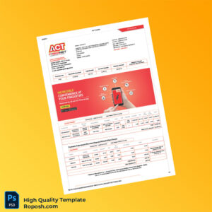 India Atria Convergence Technologies Private Limited Invoice Template in Word and PDF formats 2 page