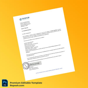 Customizable India Avance Consulting Services Employment Verification Letter Word & PDF Template 3 page Customizable India Avance Consulting Services Employment Verification Letter Word & PDF Template 3 page