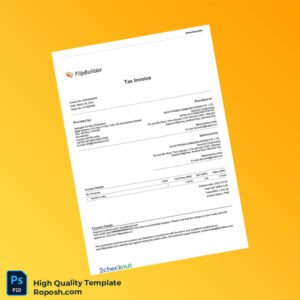 India Avangate BV dba 2Checkout Tax Invoice Template in Word and PDF formats 2 page