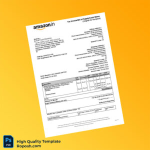 India BLACKT ELECTROTECH Invoice Template in Word and PDF formats