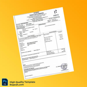 India Bajaj Finance Invoice Template in Word and PDF formats India Bajaj Finance Invoice Template in Word and PDF formats