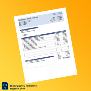 India Blossom Book House Invoice Template in Word and PDF formats 4 page India Blossom Book House Invoice Template in Word and PDF formats 4 page