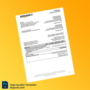 India Bodyglove Apparel India Invoice Template in Word and PDF formats 2 page