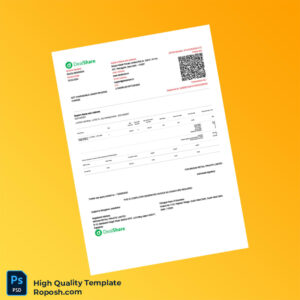 India Brisam Retail Private Limited Invoice Template in Word and PDF formats 7 page