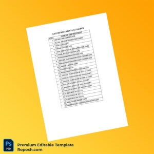 Customizable India Business Registration Certificate Editable Word & PDF Template