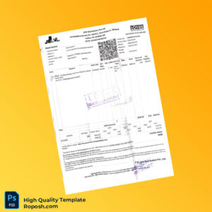 India CPR Distributors Pvt Ltd Invoice Template in Word and PDF formats India CPR Distributors Pvt Ltd Invoice Template in Word and PDF formats