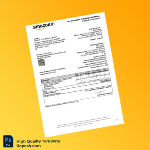 India Campus Activewear Limited Invoice Template in Word and PDF formats India Campus Activewear Limited Invoice Template in Word and PDF formats