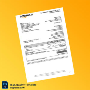 India Cocoblu Retail Pvt Ltd Tax Invoice Template in Word and PDF formats India Cocoblu Retail Pvt Ltd Tax Invoice Template in Word and PDF formats