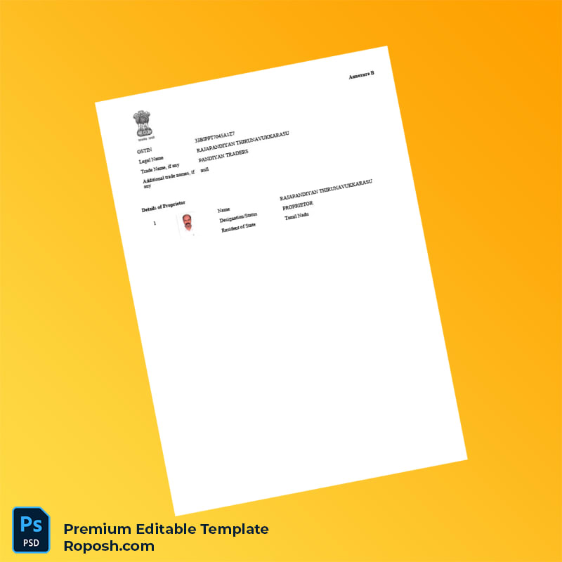 Customizable India Company Registration Certificate Editable Word & PDF Template 4 page Customizable India Company Registration Certificate Editable Word & PDF Template 4 page
