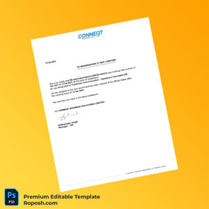 Customizable India Conneqt Business Solutions Employment Verification Letter Word & PDF Template 5 page Customizable India Conneqt Business Solutions Employment Verification Letter Word & PDF Template 5 page