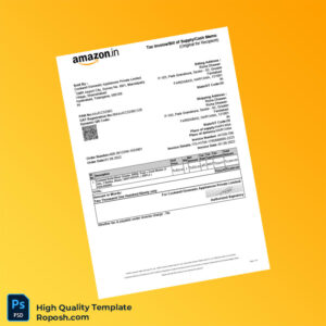 India Cookwell Domestic Appliances Private Limited Tax Invoice Template in Word and PDF formats India Cookwell Domestic Appliances Private Limited Tax Invoice Template in Word and PDF formats