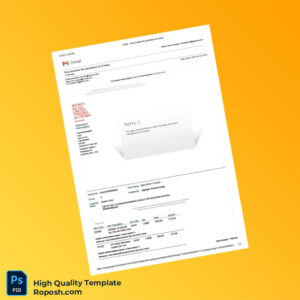 India Croma Invoice Template in Word and PDF formats 2 page