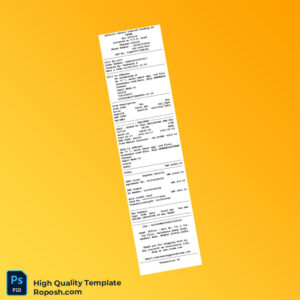 India Croma Tax Invoice Template in Word and PDF formats 2 page